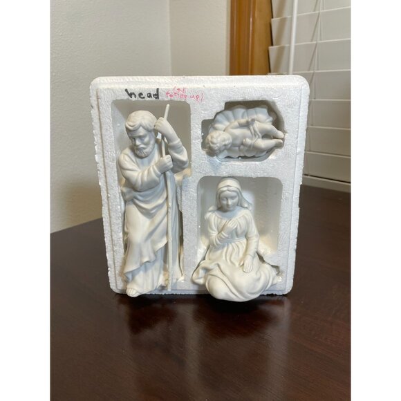 1981 VTG Avon Holy Family Nativity Collectibles 3 Porcelain Figurines - Excellen - Picture 6 of 12